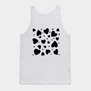 Black hearts Tank Top